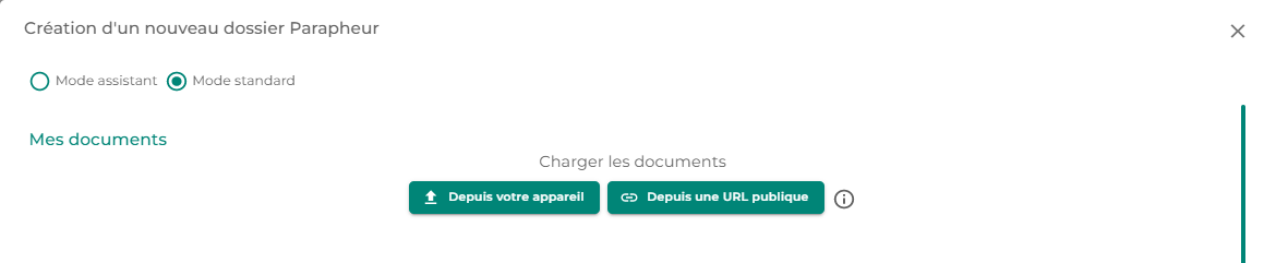 Illustration de l'interface
