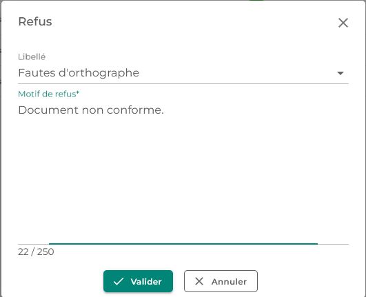 Illustration de l'interface