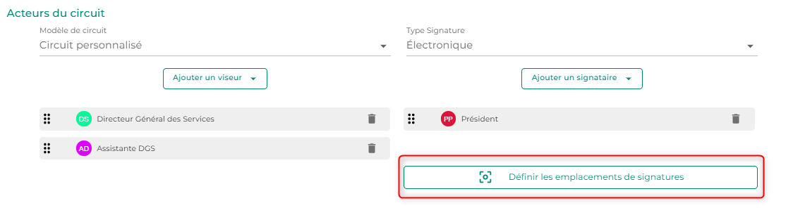 Illustration de l'interface