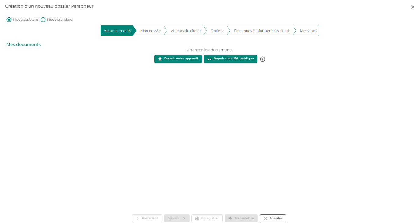 Illustration de l'interface