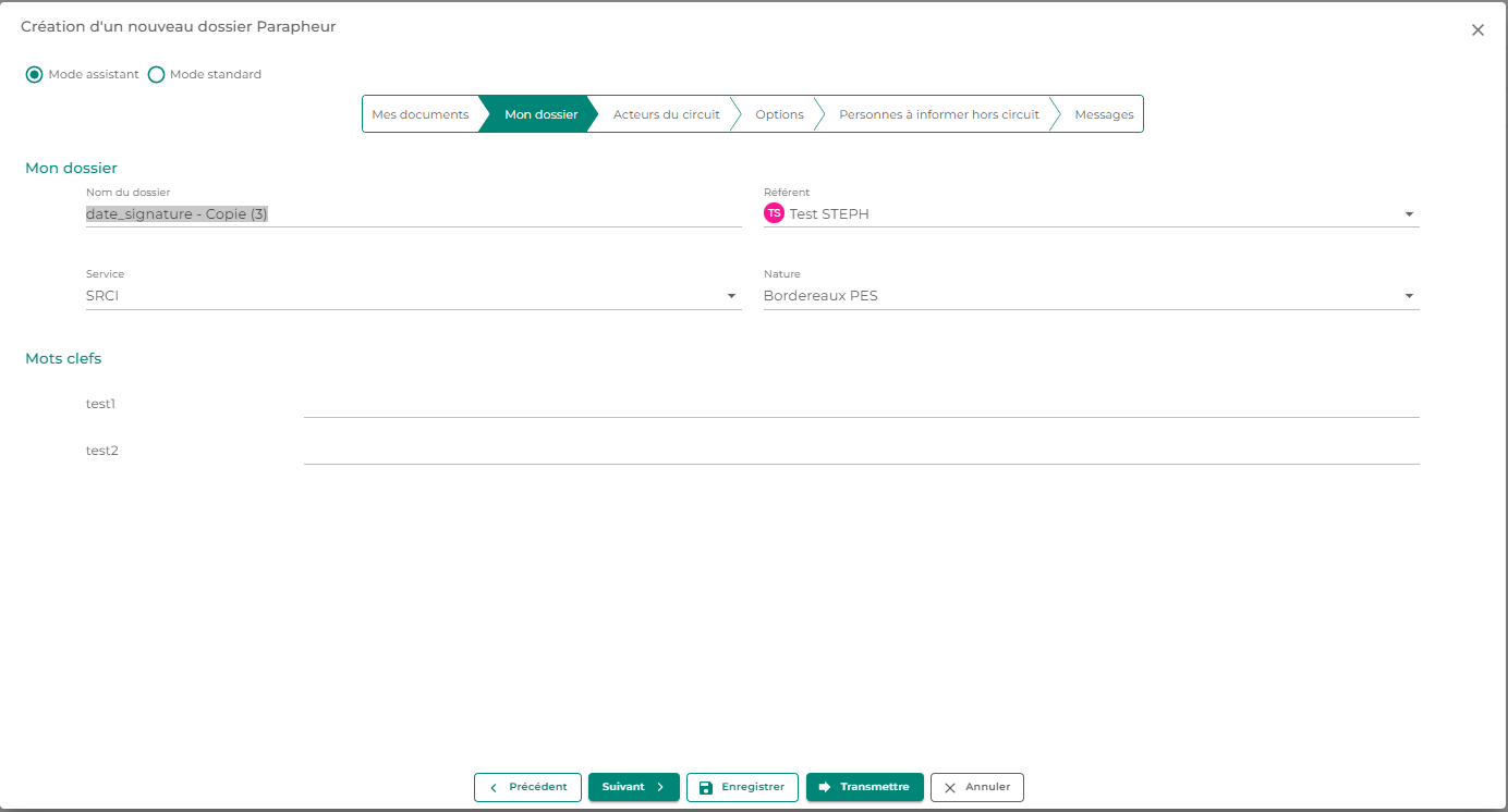 Illustration de l'interface