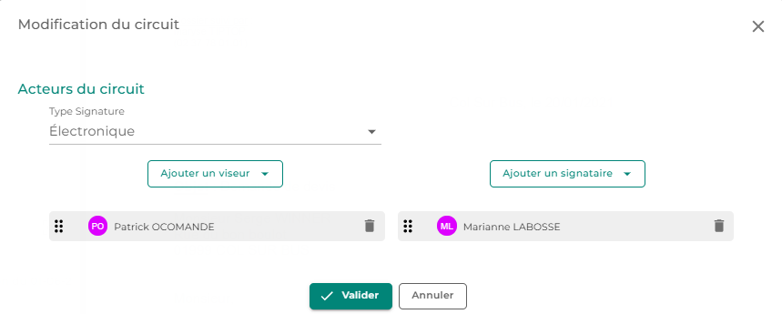 Illustration de l'interface