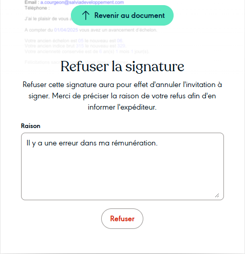 Illustration de l'interface