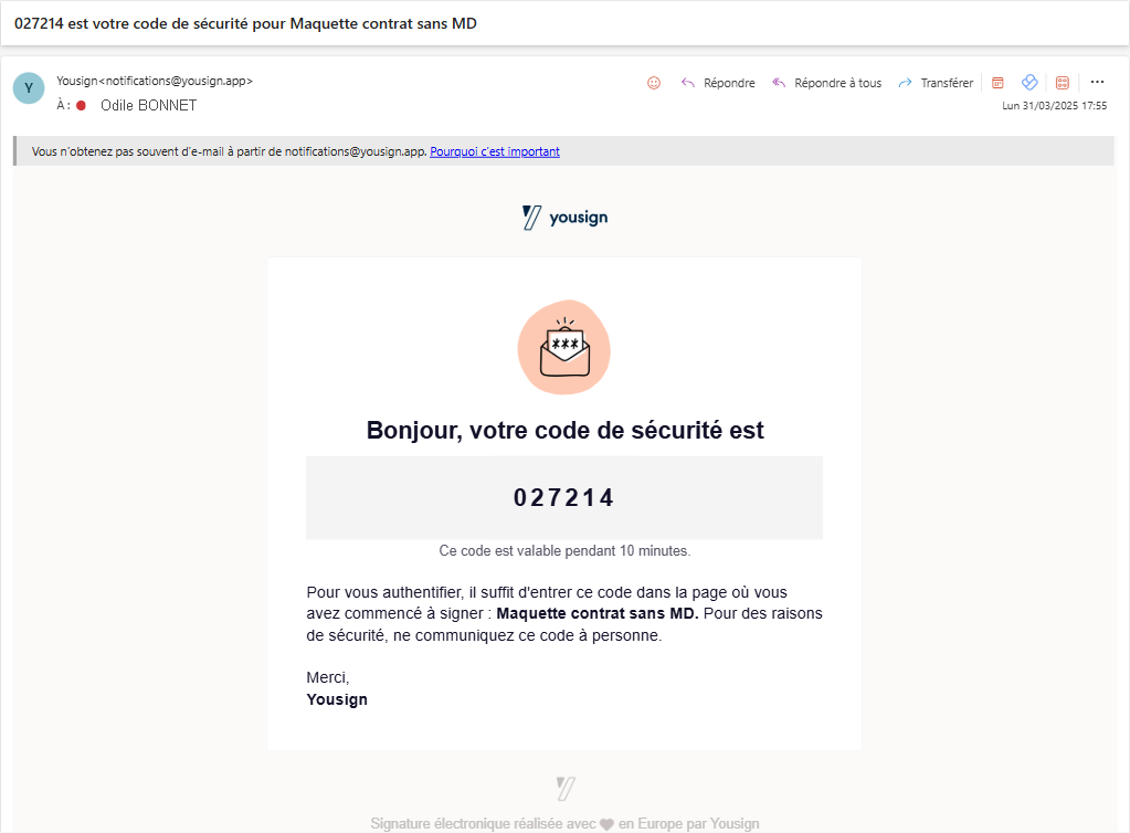 Illustration de l'interface