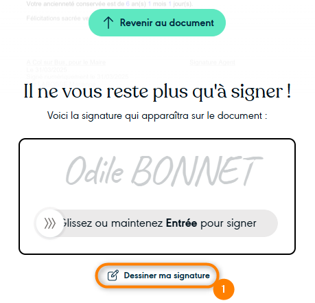 Illustration de l'interface