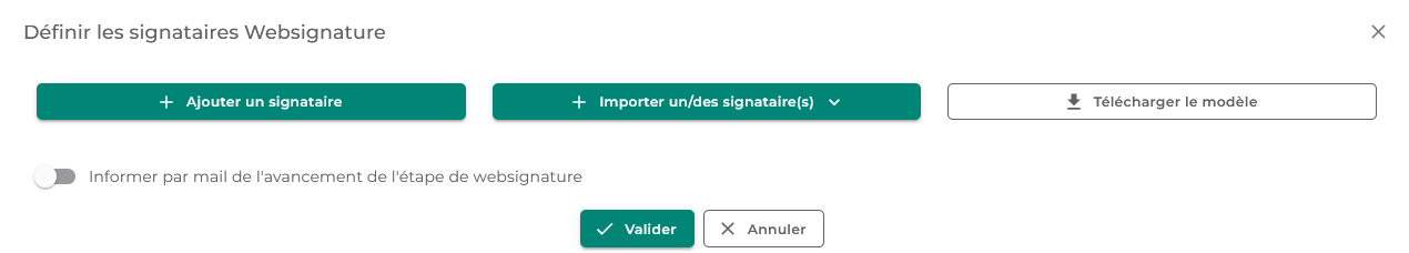 Illustration de l'interface