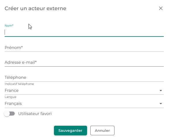 Illustration de l'interface