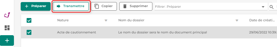 Illustration de l'interface