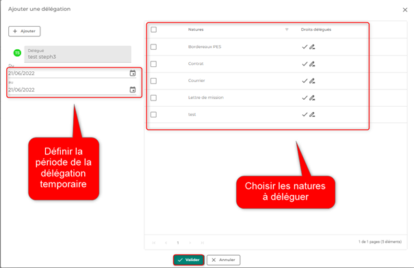 Illustration de l'interface