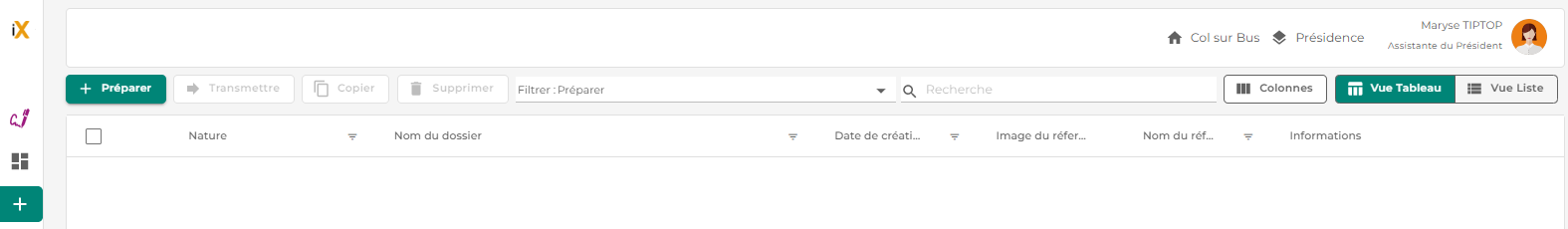 Illustration de l'interface
